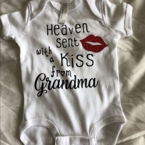 BRAND NEW HANDMADE baby onesie